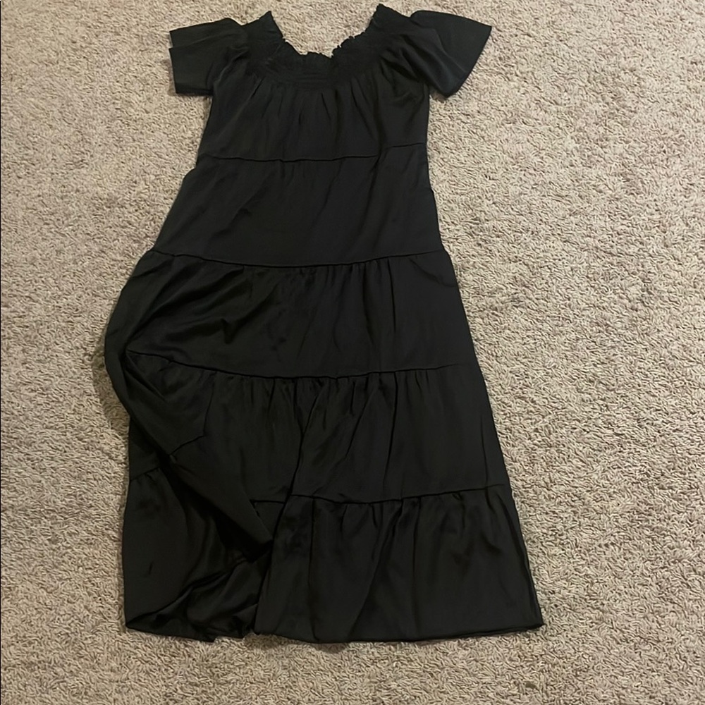 Long Black Dress with Timeless Appeal